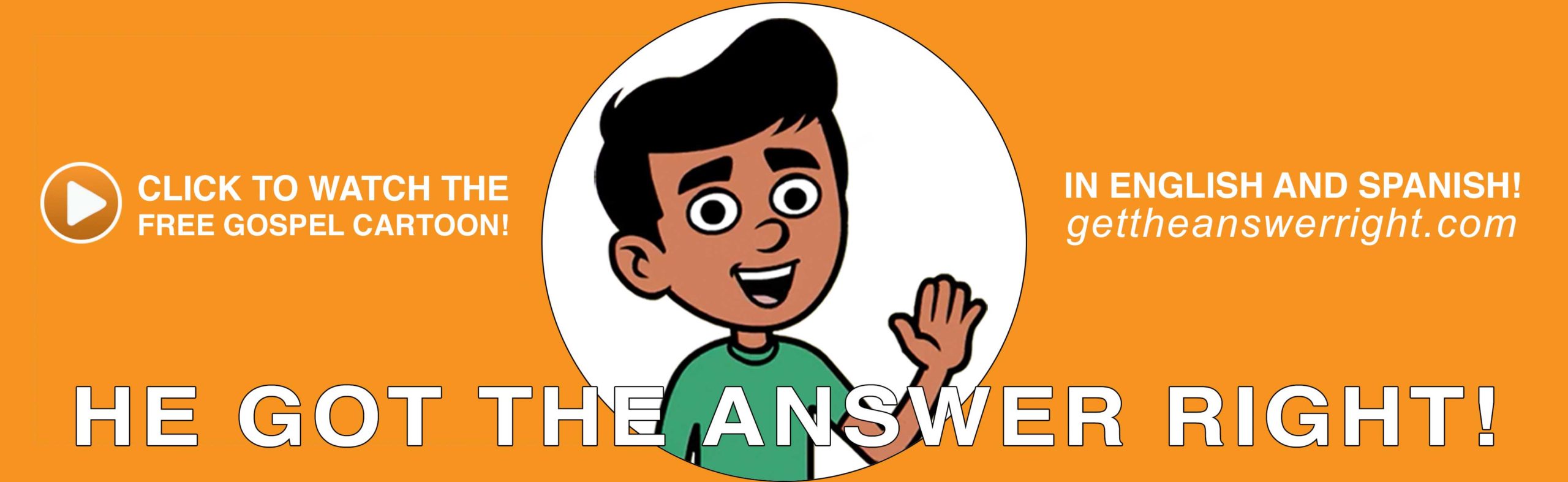He Got the Answer Right Cartoon